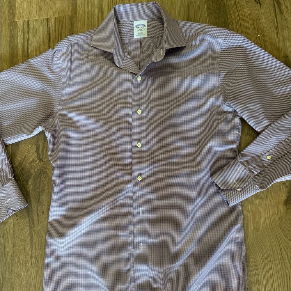 Brooks Brothers Men's  Micro-Check Dress Shirt